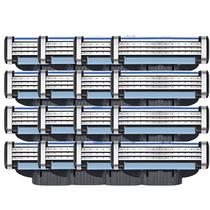 Razor Blade Refils Masculino Shaver Turbo em Aço Inoxidável com 3 lâminas Razor Blade Refils Masculino Shaver Turbo em Aço Inoxidável com 3 lâminas