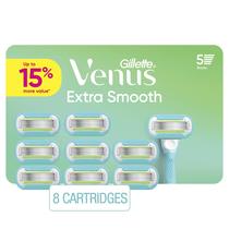 Razor Blades Gillette Venus Extra Smooth, 5 lâminas, 8 recargas Razor Blades Gillette Venus Extra Smooth, 5 lâminas, 8 recargas