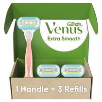 Razor Gillette Venus Extra Smooth Pink + recargas de 3 lâminas
