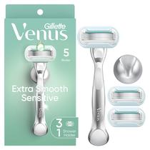Razor Gillette Venus Extra Smooth Sensitive para mulheres + 3 recargas
