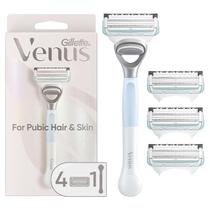 Razor Gillette Venus para pelos pubianos e pele + 4 recargas de lâminas