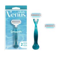 Razor Gillette Venus Smooth para mulher com 1 alça e 2 recargas