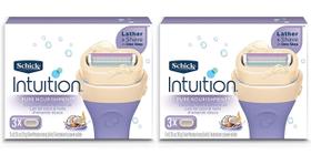 Razor reabastece Schick Intuition Pure Nutrition com óleo de coco