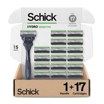 Razor Schick Hydro Sensitive para homens com 17 lâminas de barbear