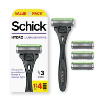 Razor Schick Hydro Slim Head Sensitive para homens com 4 lâminas