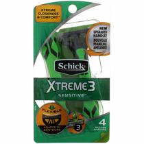 Razors Schick Xtreme 3 Men Sensitive, pacote com 2