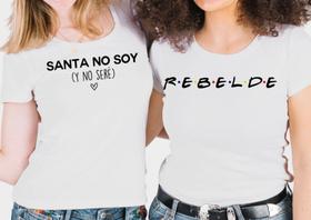 RBD - Kit Camisa Feminina Y No Seré Rebelde Baby Look