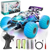 RC Car BFUNTOYS para crianças de 4 a 7 a 12 adultos com luzes LED de 20 km/h