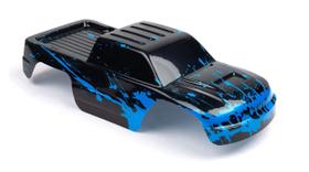 RC Car Body SummitLink Muddy Blue Over Black para 1/10 Stampede