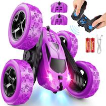 RC Car QUNREDA Purple Remote Control Car Stunt Car para meninas de 6 anos ou mais
