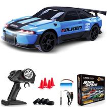 RC Drift Car Everbigmai escala 1:24 4WD 15KM/H com luzes LED
