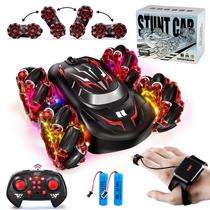 RC Stunt Car TOPMVP com sensor de gestos 4WD de 2,4 GHz com luzes vermelhas RC Stunt Car TOPMVP com sensor de gestos 4WD de 2,4 GHz com luzes vermelhas