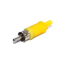 Rca Plastico C/ Rabicho Amarelo Pct C/10 Importado