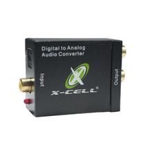 RCA x Audio Optico Toslink Conversor X-Cell - BAZZI COMPANY COM RCA x Audio Optico Toslink Conversor X-Cell - BAZZI COMPANY COM
