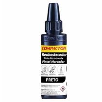 Reabastecedor p/ Pincel Permanente 30ml Preto Compactor Reabastecedor p/ Pincel Permanente 30ml Preto Compactor