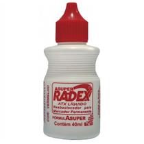 Reabastecedor pincel atômico 40ml vermelho Radex Reabastecedor pincel atômico 40ml vermelho Radex