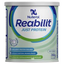 Reabilit Just Protein Isolado S/Sabor Lt X 280G + Dosador 5G - Nuteral