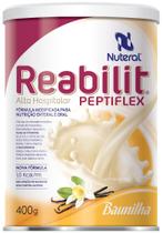 Reabilit Peptiflex, Lata com 400g. Sabor Baunilha. Nutrição Oral ou Enteral.