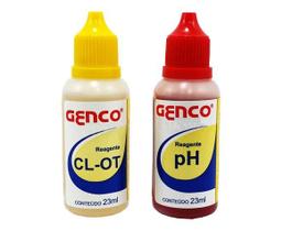 Reagentes Cloro e PH Genco