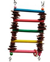 Real brinquedos pet - brinquedo aves escada de pinus p