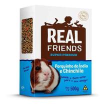 Real Friends Alimento Ração Super Premium Porquinho Da Índia E Chinchila 500 Gr
