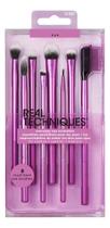 Real Techniques Olhos Kit Pinceis Everyday Essentials Com 8