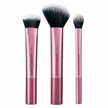 Real Techniques Peak Cheek Brush Kit com 3 Pincéis Real Techniques Peak Cheek Brush Kit com 3 Pincéis