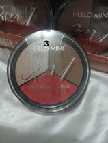 Realcer + Iluminador + Pó Facial 3 em 1 Hello Mini Cor:03 Realcer + Iluminador + Pó Facial 3 em 1 Hello Mini Cor:03