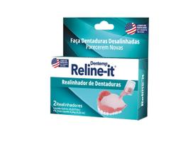 Realinhador de Dentaduras Powerdent RelineIt Ajuste e Conforto Imediato para Prótese Dentária