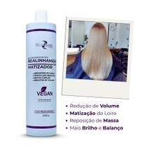 Realinhamento Capilar Matizador Loiro Mairibel 1Kg (SEM FORMOL) Blindagem e Redução de Volume