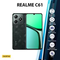 Realme C61 NFC câmera dupla 50MPX Tela 6.74 Global Dual Sim lançamento 2024