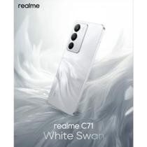 Realme C71 Versão Global 4GB RAM 128GB Potência, Bateria Gigante e Tela 120Hz White Swan