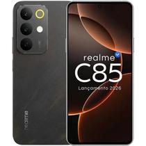 Realme C85 256GB 8GB RAM NFC Snapdragon 144Hz Câmera 50MP IP68 Preto