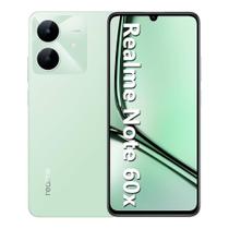 Realme Note 60X 64GB 3GB RAM Verde 5000mAh Câmera 8MP Tela 90Hz HD+ IP54
