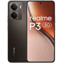 Realme P3 5G Preto Bateria 6000 mAh, Câmera 50 MP, 8GB RAM 256GB Versão Global Realme P3 5G Preto Bateria 6000 mAh, Câmera 50 MP, 8GB RAM 256GB Versão Global
