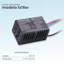 Reator 1 X 16/15W para lâmpadas UV-A