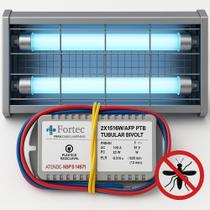 Reator Eletrônico para Lâmpadas UV 2x15/16W Aplicação em Armadilhas de Insetos