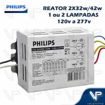 REATOR ELETRÔNICO PHILIPS P/LÂMPADA FLUORESCENTE 1/2x32W/42W MULTITENSÃO REATOR ELETRÔNICO PHILIPS P/LÂMPADA FLUORESCENTE 1/2x32W/42W MULTITENSÃO