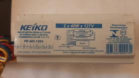 Reator Fluorescente PARTIDA RÁPIDA, AFP 2x40W, 127V, T10/T12, Original KEIKO