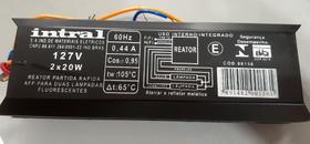 Reator partida rápida afp para 2 lâmpadas fluorescentes 127v intral