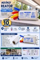 Reator partida rápida p/lâmpada fluorescente 2x40w 127v kit10 Reator partida rápida p/lâmpada fluorescente 2x40w 127v kit10