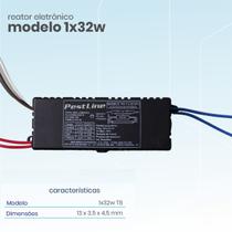 Reator Simples 1x32/30W. para Lâmpadas UV-A