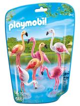 Rebanho de Flamingos Playmobil