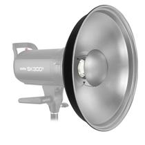 Rebatedor Bowens Beauty Dish Para Flash - Mako Cor Prata