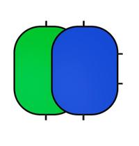Rebatedor Chromakey 2 Em 1 Azul E Verde Dobrável 150x200 - Choise
