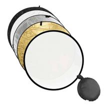 Rebatedor de Luz e Difusor Circular 5x1 Dobrável Tudoprafoto