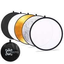 Rebatedor Fotográfico Refletor e Difusor 5 em 1 Rebatedor Fotográfico Refletor e Difusor 5 em 1