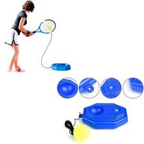 Rebatedor Tenis Treino Solo Portatil Base Elastico Bolinha COR:AZUL