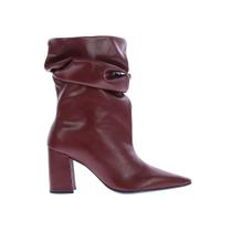 Rebeca - Bota Feminina Slouchy Salto Bloco Marrom Rebeca - Bota Feminina Slouchy Salto Bloco Marrom