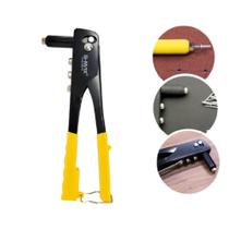 Rebitadeira Alicate Rebitador Manual 4 Bicos com Chave Rebitadeira Alicate Rebitador Manual 4 Bicos com Chave